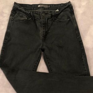 Levi's Black Mid Rise Skinny Jeans Size 8